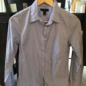 J. Crew Women's Favorite Striped Shirt in Size 2